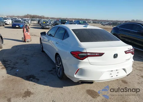 2021 Acura Tlx Advance Package из США, поврежденный, VIN 19UUB6F6XMA005413